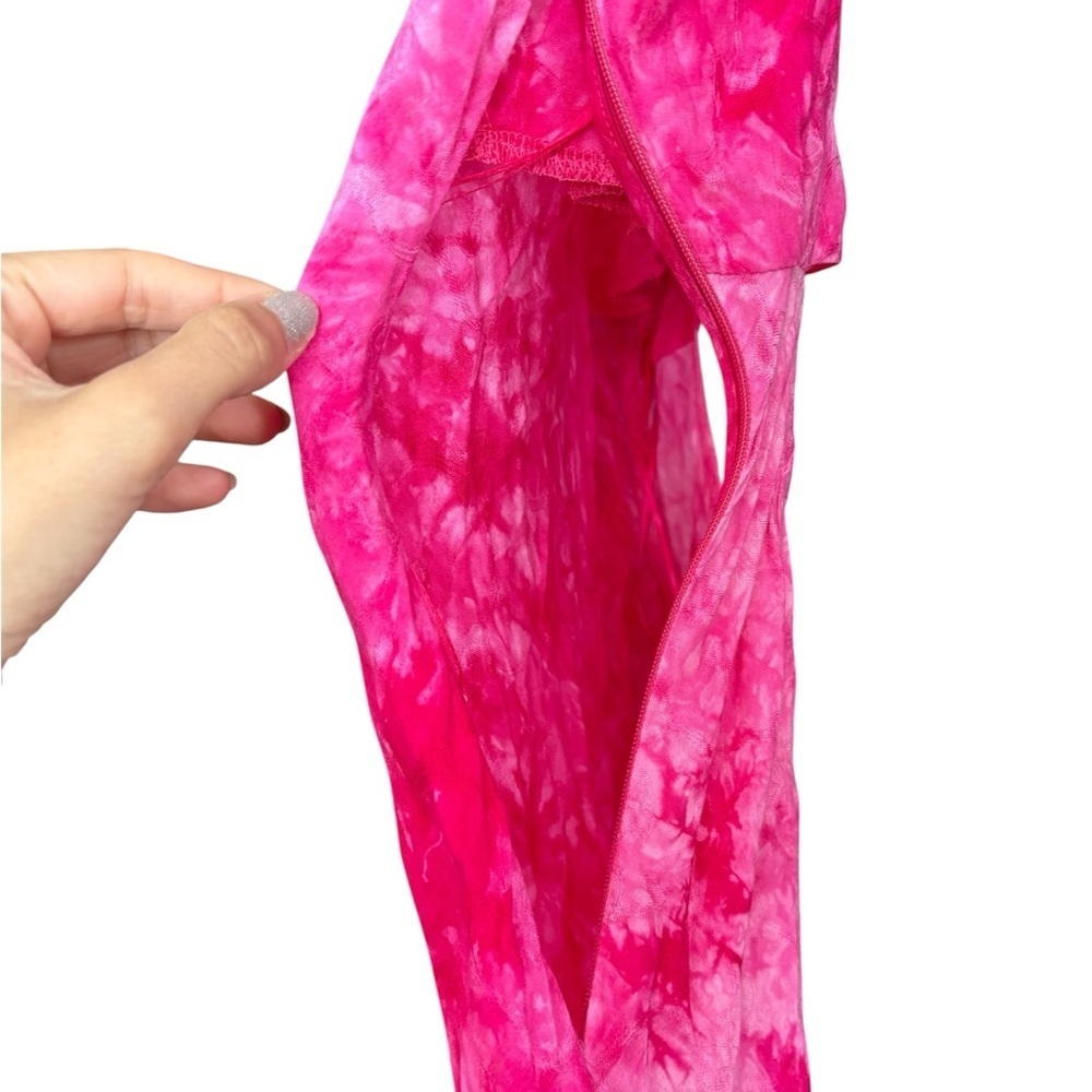 Cotton Candy LA Fuchsia Tie-Dye cami cowl neck dress size small - Picture 2 of 8